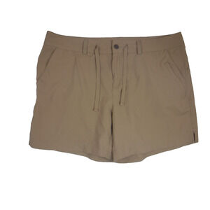Magellan‎ Outdoors Womens Khaki Polyester Shorts Size XL Hiking Fishing